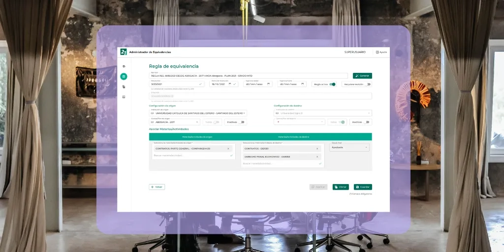 Digitalizing University Credit Transfers: from spreadsheets to a platform 
